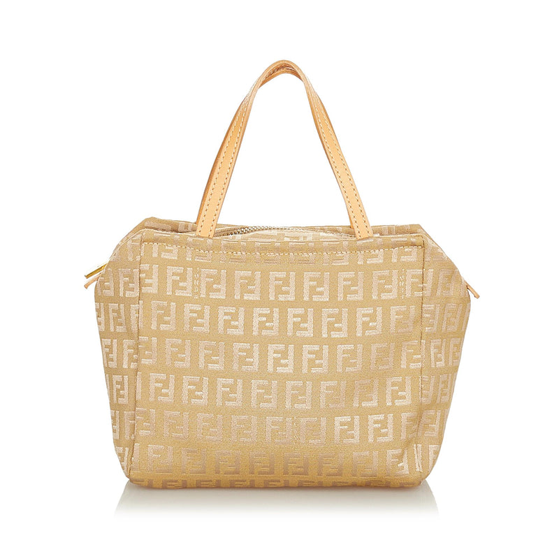 Fendi Zucchino Canvas Handbag (SHG-24517)