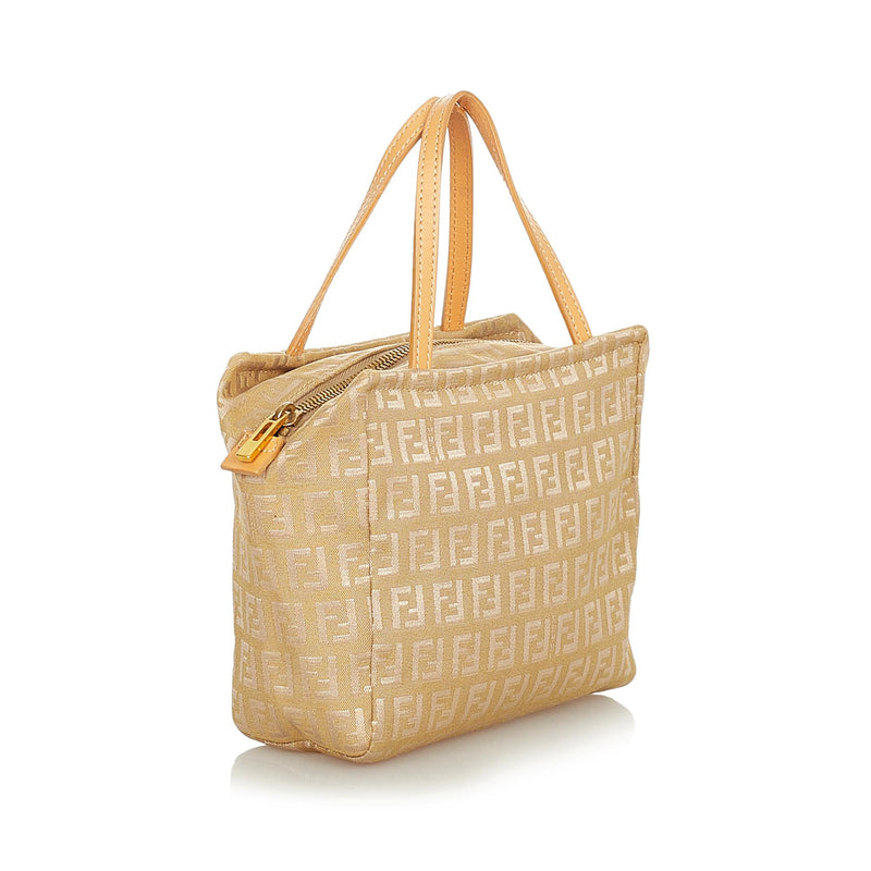 Fendi Zucchino Canvas Handbag (SHG-24517)