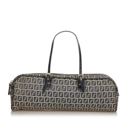 Fendi Zucchino Canvas Handbag (SHG-26238)