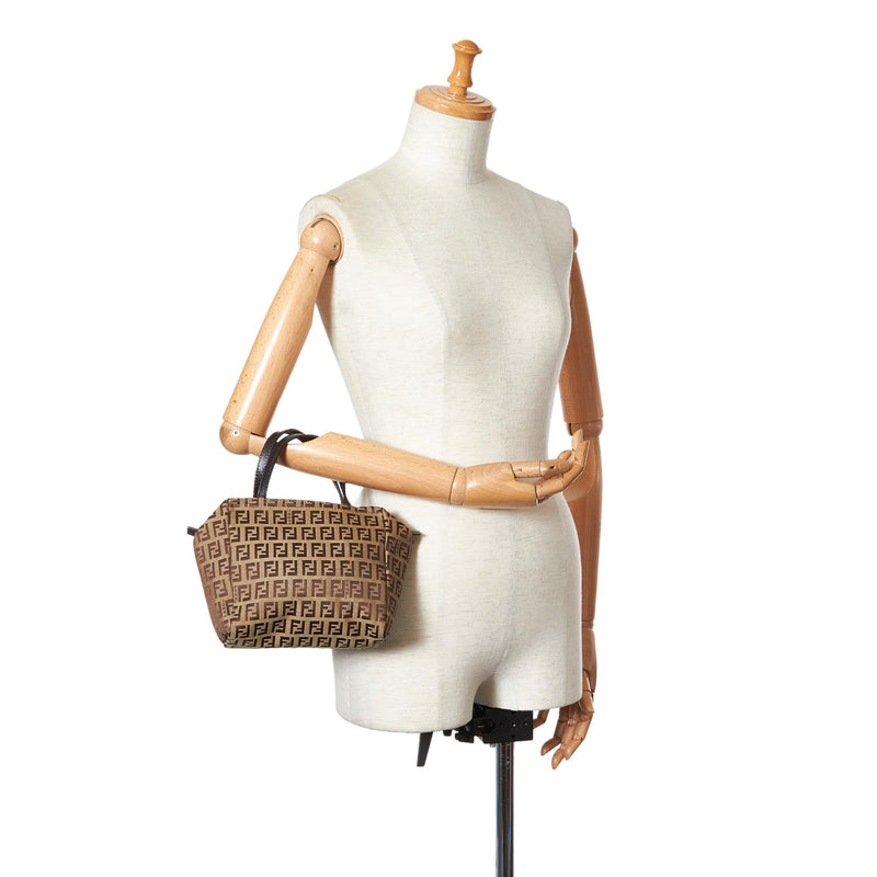 Fendi Zucchino Canvas Handbag (SHG-26432)