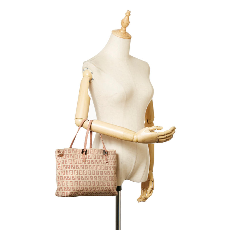 Fendi Zucchino Canvas Handbag (SHG-26834)