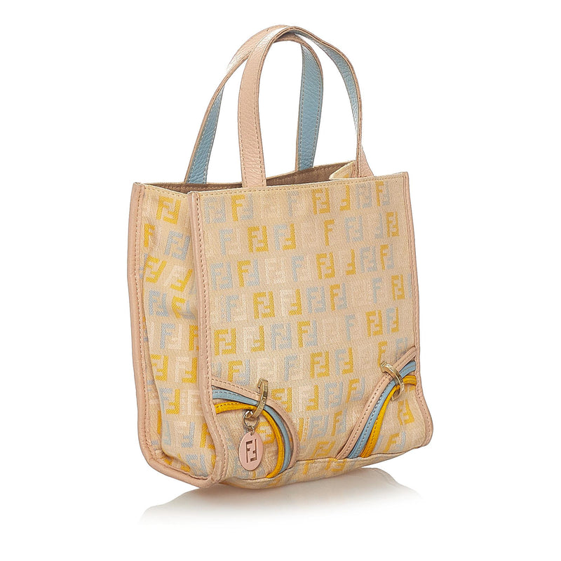 Fendi Zucchino Canvas Handbag (SHG-27279)