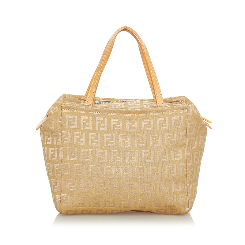 Fendi Zucchino Canvas Handbag (SHG-31864)