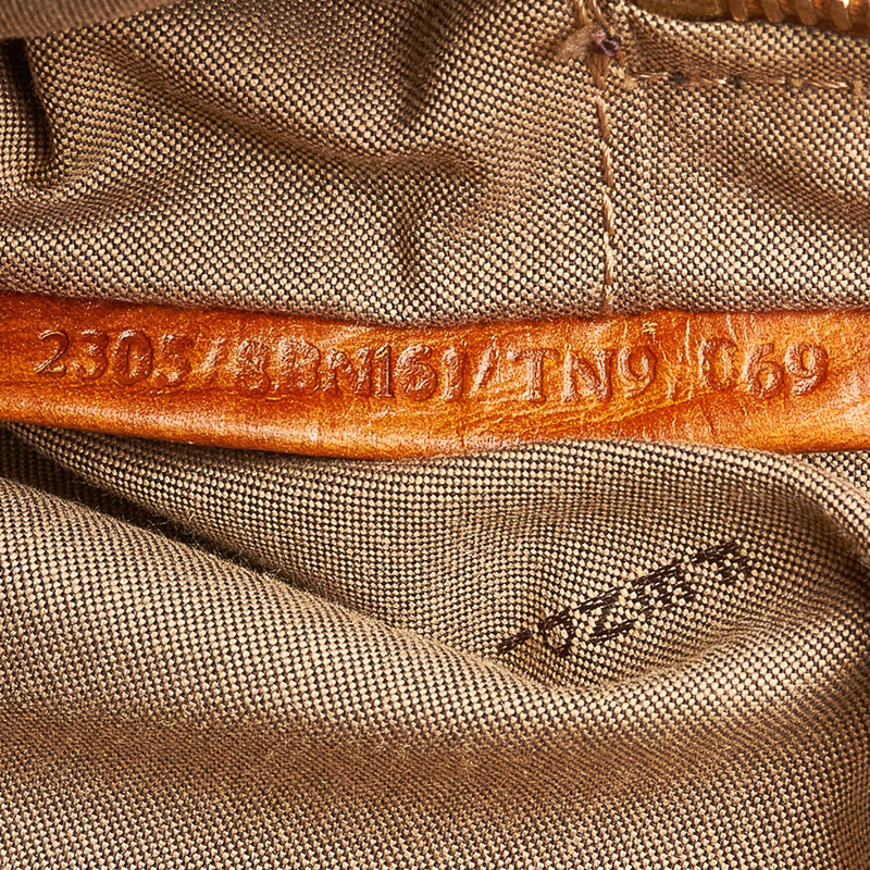 Fendi Zucchino Canvas Shoulder Bag (SHG-26037)