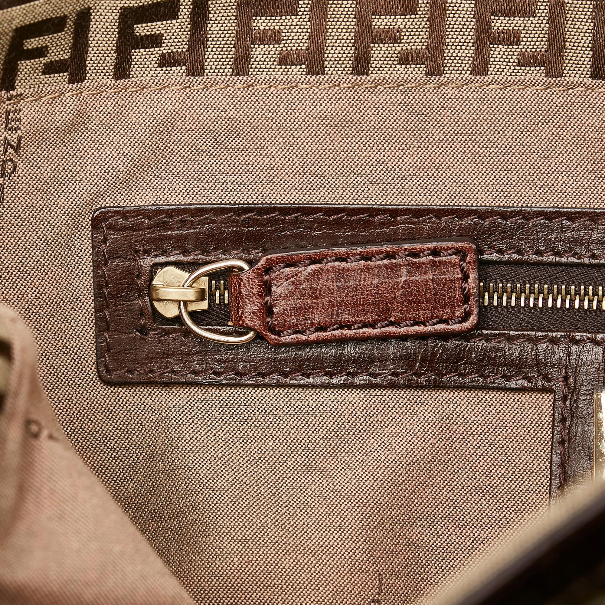 Fendi Zucchino Canvas Tote Bag (SHG-LR2O1Y)