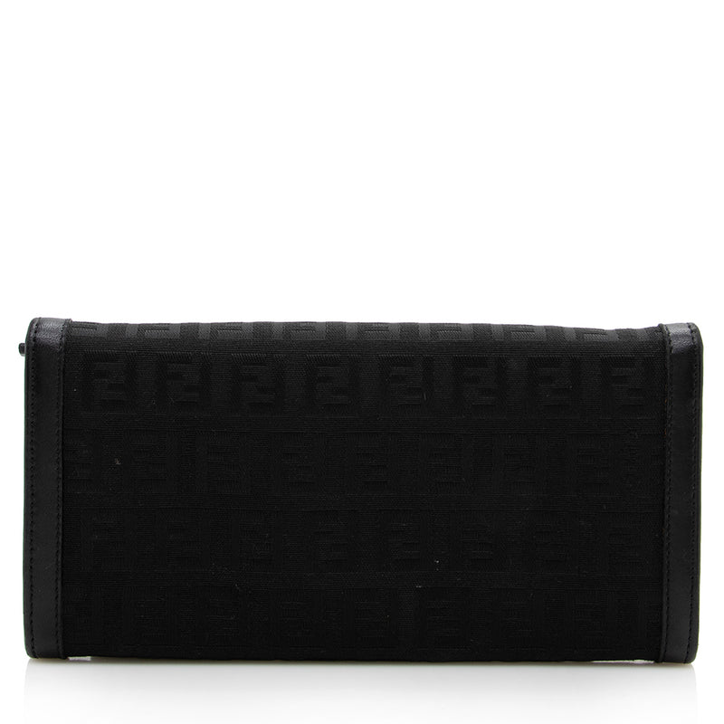 Fendi Zucchino Flap Wallet (SHF-16384)