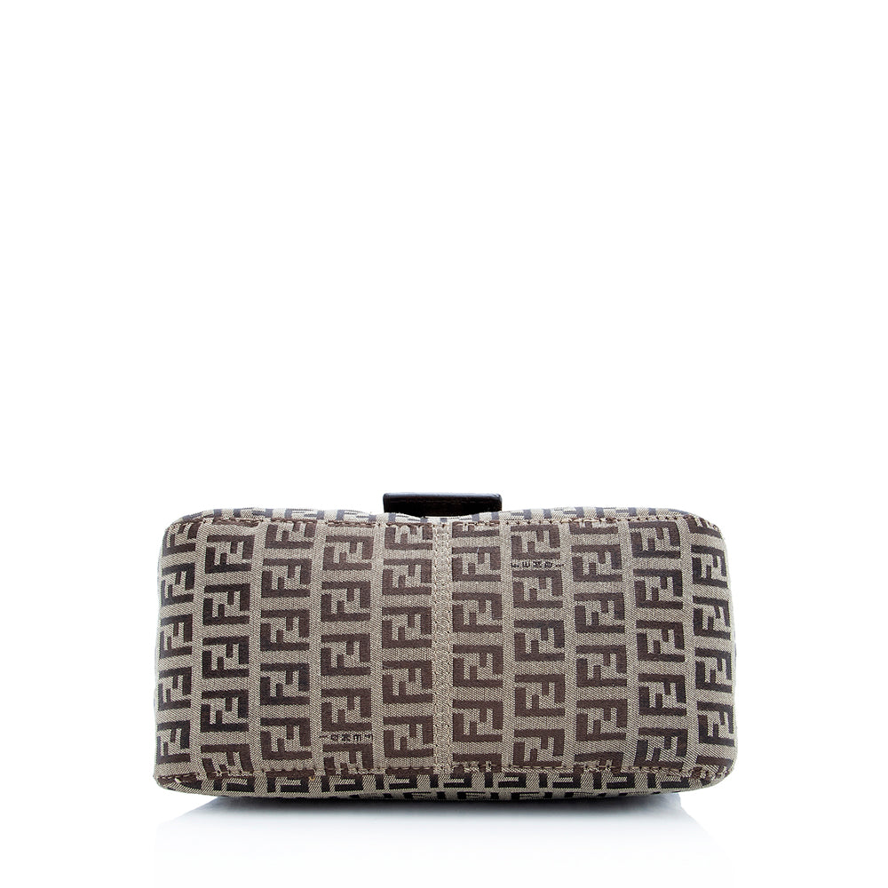 Fendi Zucchino Mini Baguette Bag (SHF-18855)