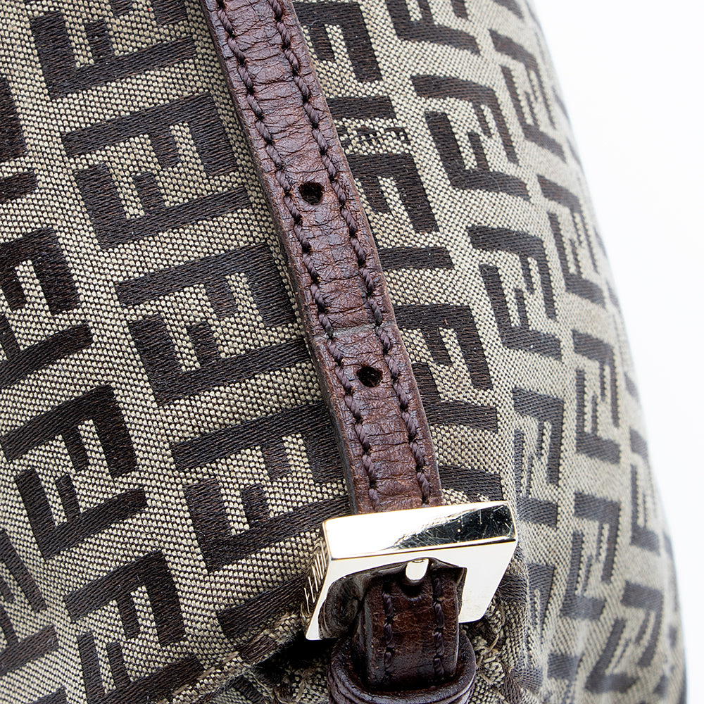 Fendi Zucchino Mini Baguette Bag (SHF-18855)