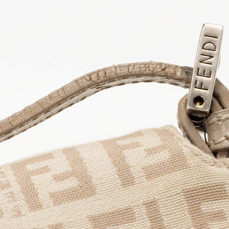 Fendi Zucca Mini Baguette Shoulder Bag (SHF-19228) – LuxeDH