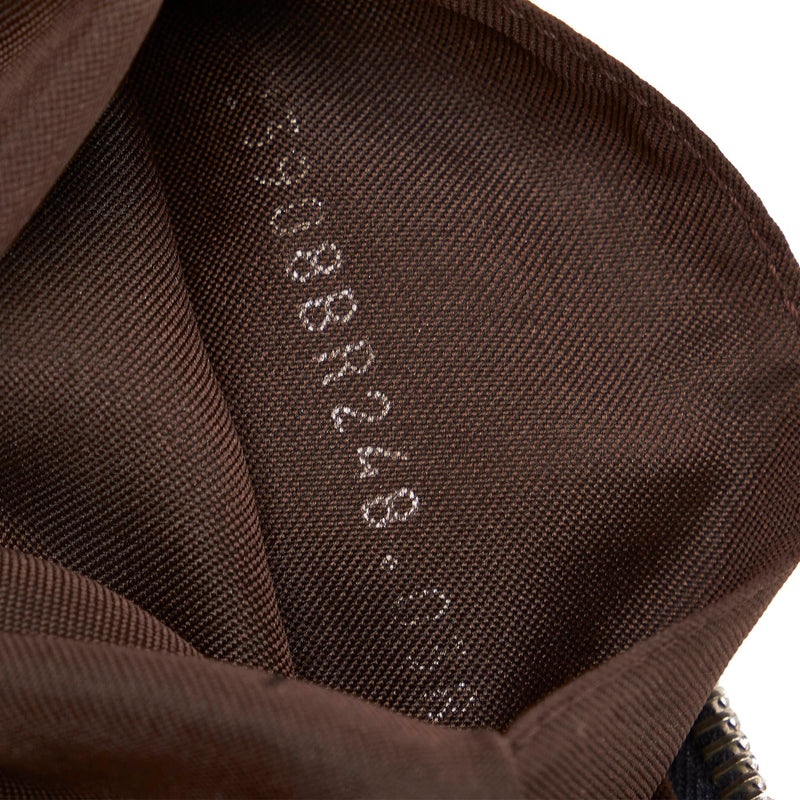 Fendi Zucchino Oyster Canvas Shoulder Bag (SHG-29702)
