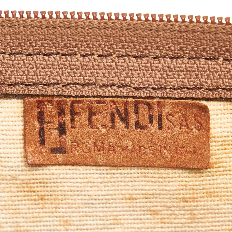 Fendi Zucchino Patent Leather Boston Bag (SHG-28254)