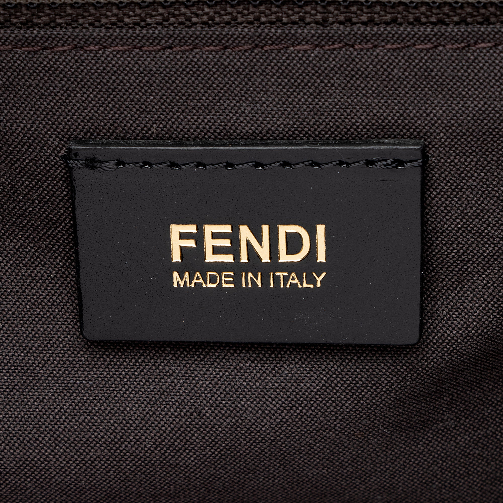 Fendi Zucchino Spalmati Chiusura Medium Tote (SHF-22661)