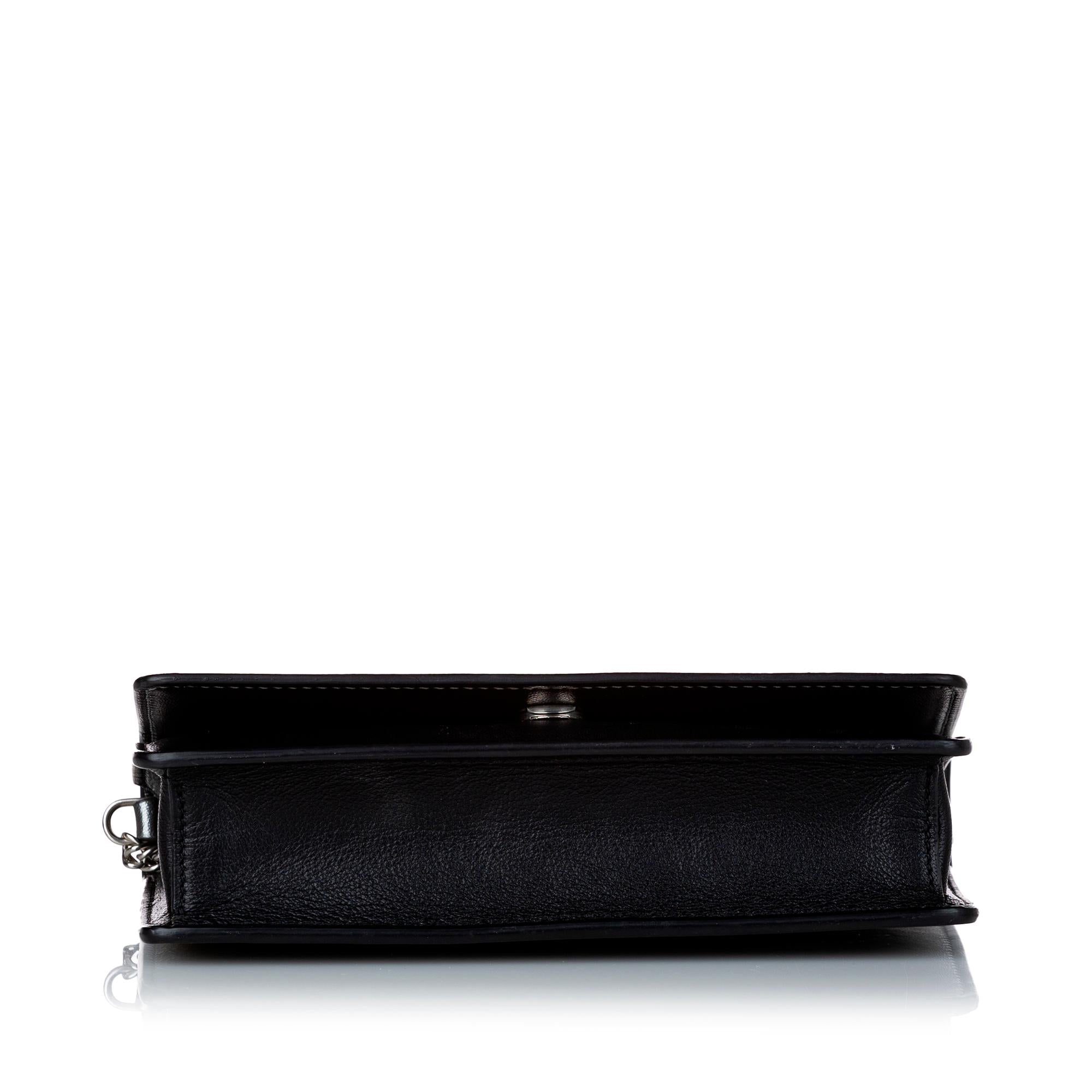 Givenchy Anagram Leather Wallet on Chain (SHG-29324)
