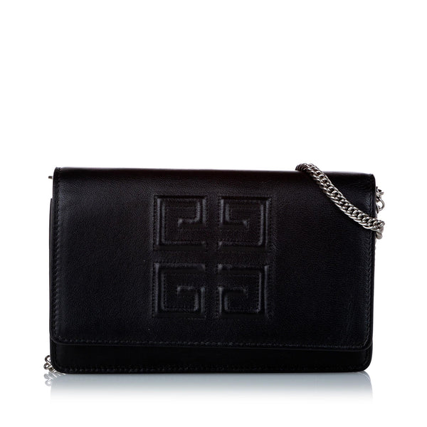 Givenchy Anagram Leather Wallet on Chain (SHG-29324)