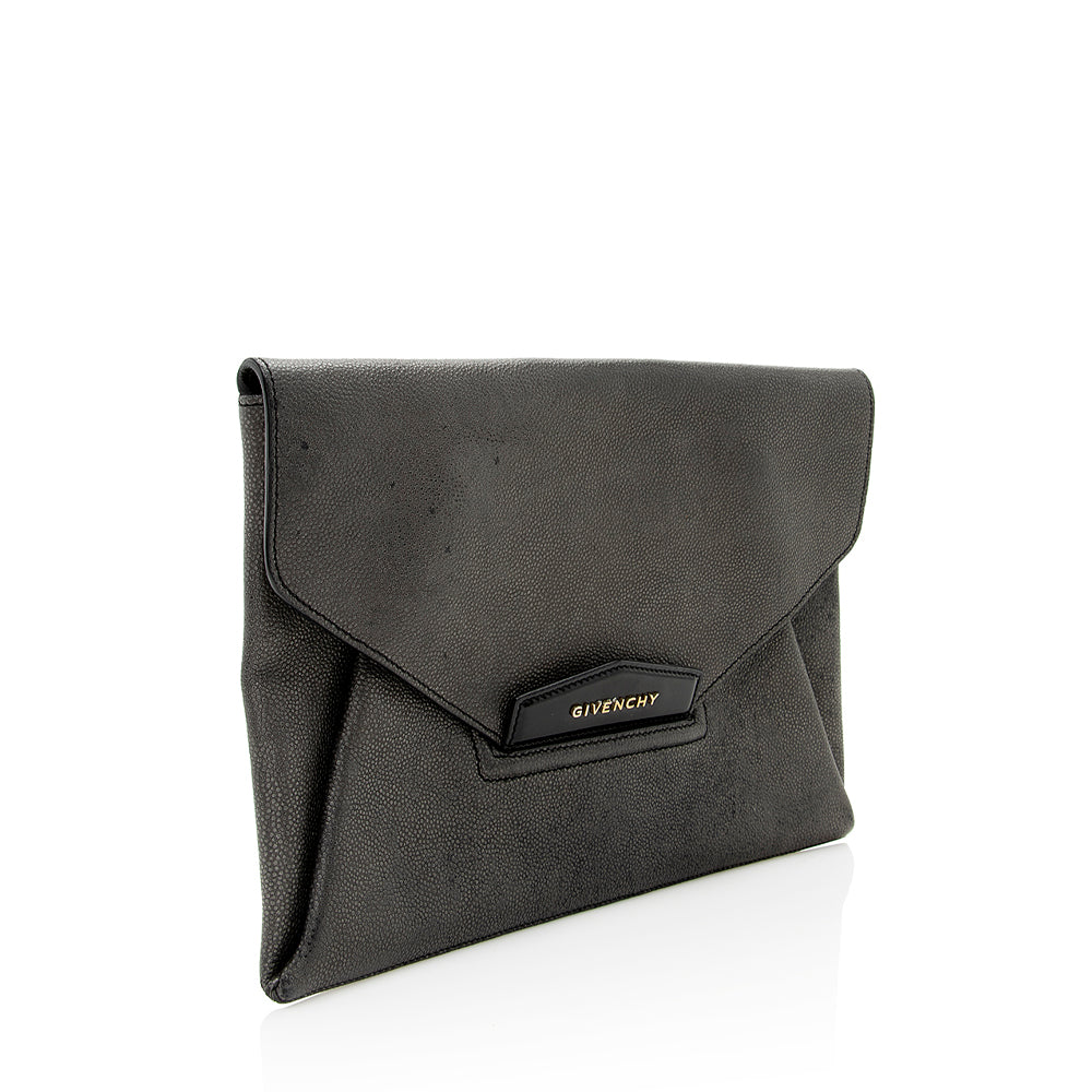 Givenchy Lambskin Antigona Envelope Medium Clutch (SHF-18971)