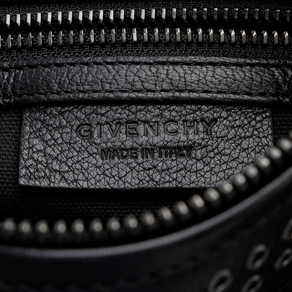 Givenchy Leather Grommet Pandora Small Shoulder Bag (SHF-16327)