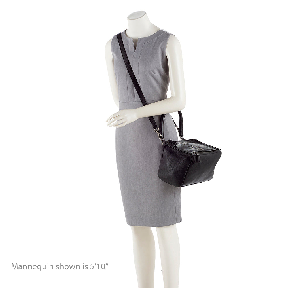 Givenchy Leather Grommet Pandora Small Shoulder Bag (SHF-16327)