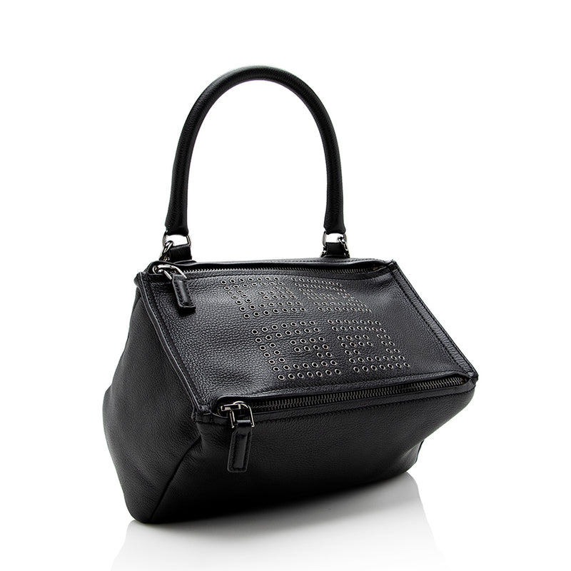 Givenchy Leather Grommet Pandora Small Shoulder Bag (SHF-16327)