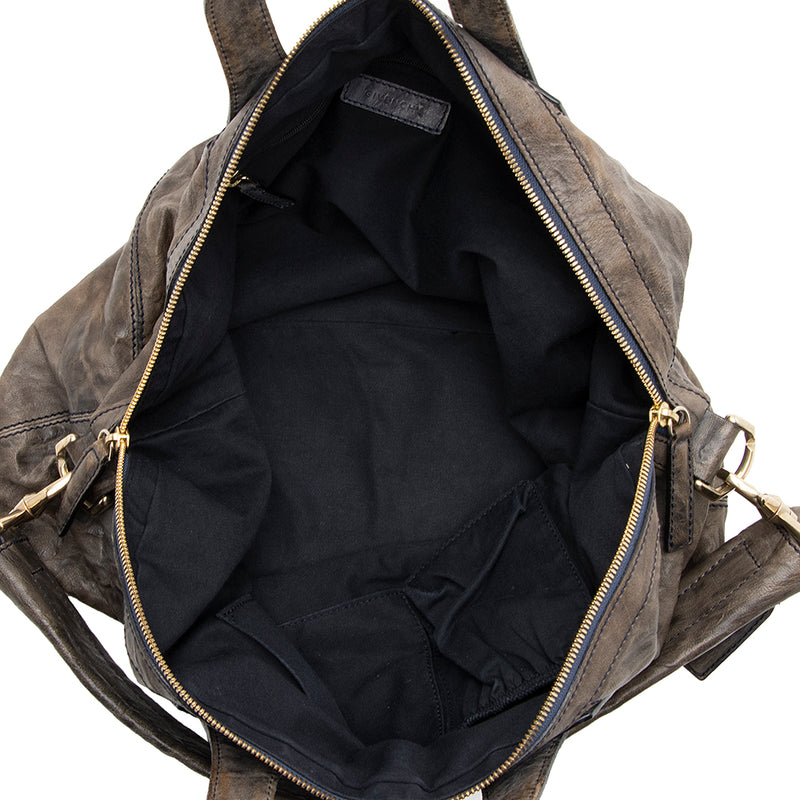 Givenchy Leather Nightingale Medium Satchel (SHF-20720)