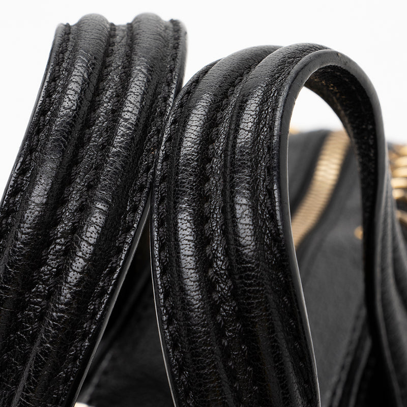 Givenchy Leather Ring Nightingale Medium Satchel (SHF-17880)