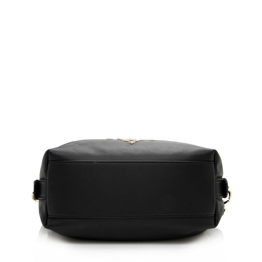 Givenchy Leather Studded Nightingale Small Satchel (SHF-16428)