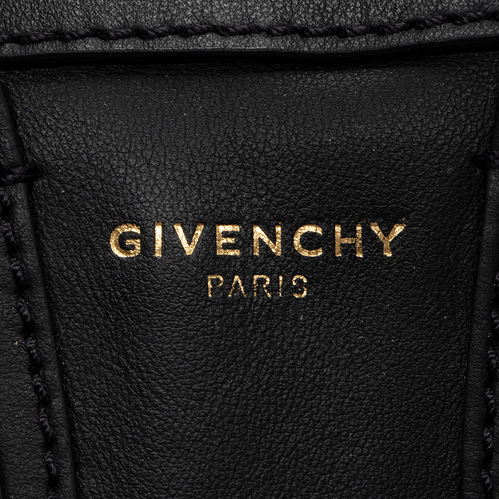 Givenchy Leather Studded Nightingale Small Satchel (SHF-16428)