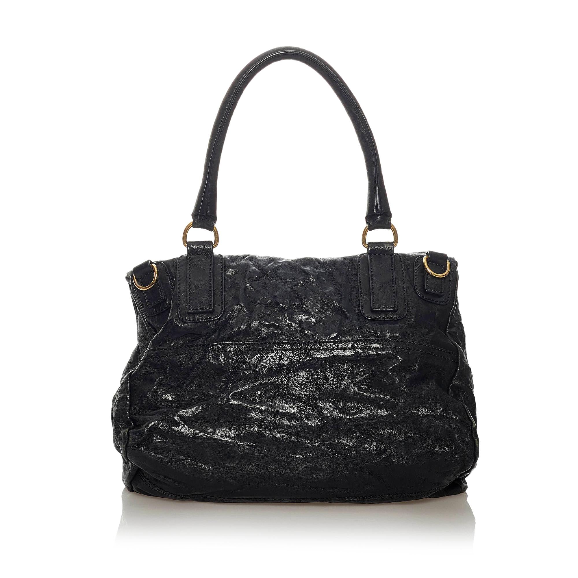 Givenchy Medium Pandora Leather Satchel (SHG-29027)