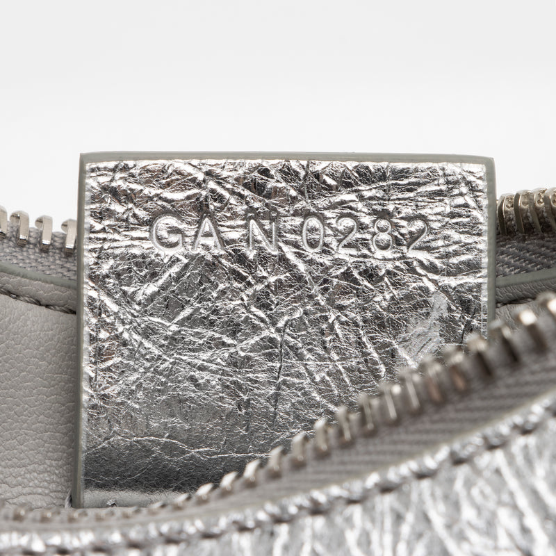 Givenchy Metallic Calfskin Moon Cut Out Mini G Cube Chain Bag (SHF-cJqTKf)