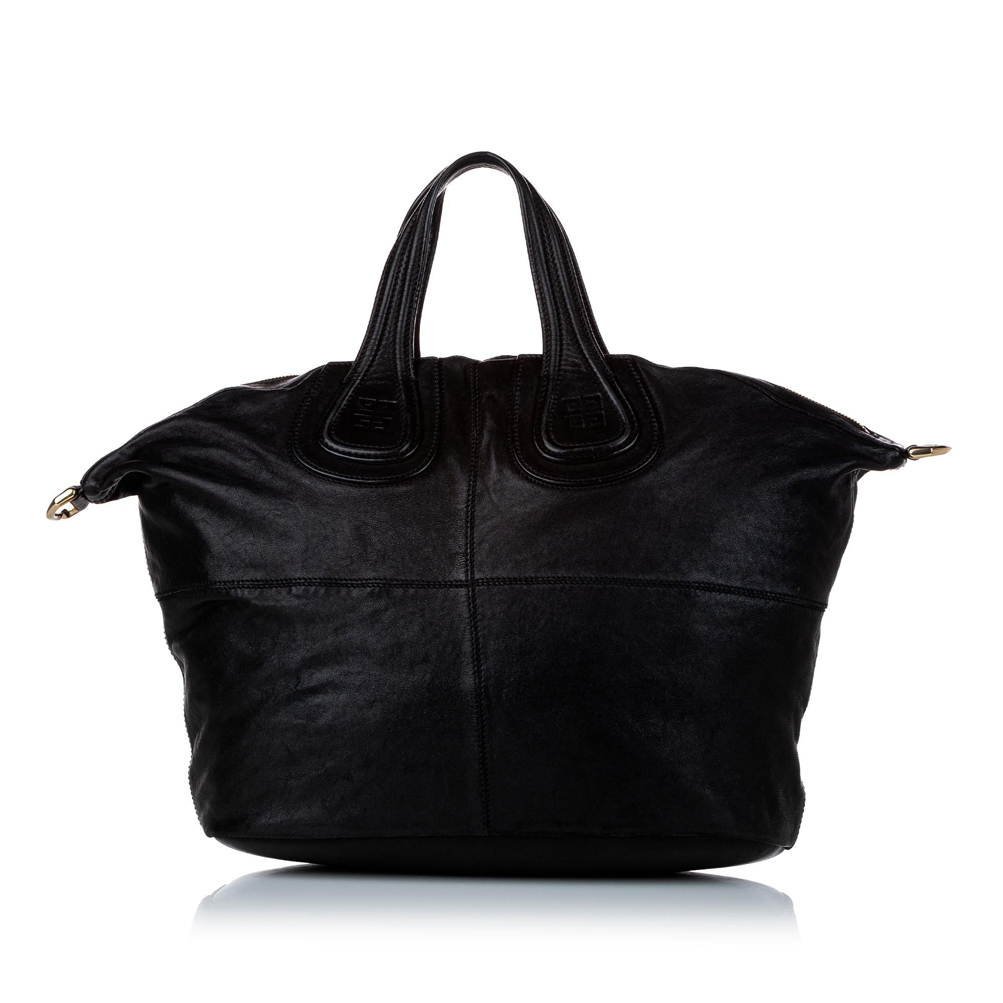 Givenchy Nightingale Leather Satchel (SHG-29688)