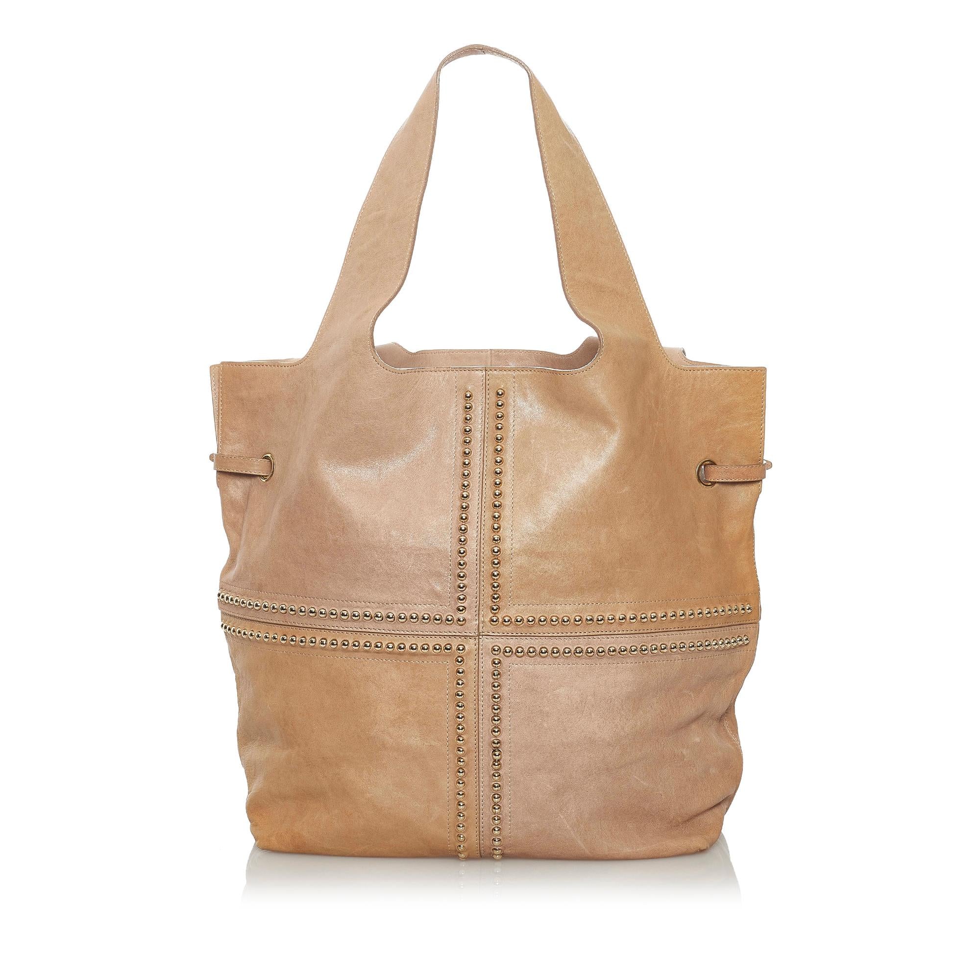 Givenchy Nightingale Leather Tote Bag (SHG-28650)