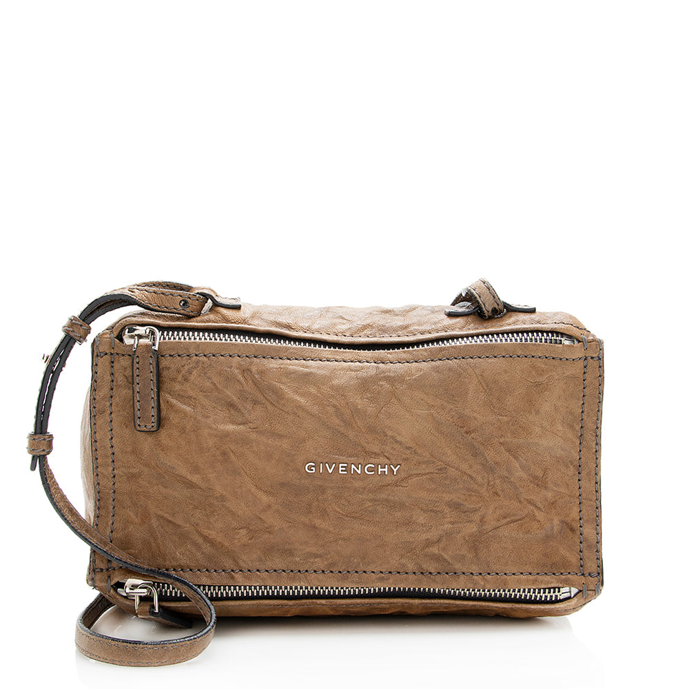 Givenchy Sheepskin Pepe Pandora Mini Shoulder Bag - FINAL SALE (SHF-19579)