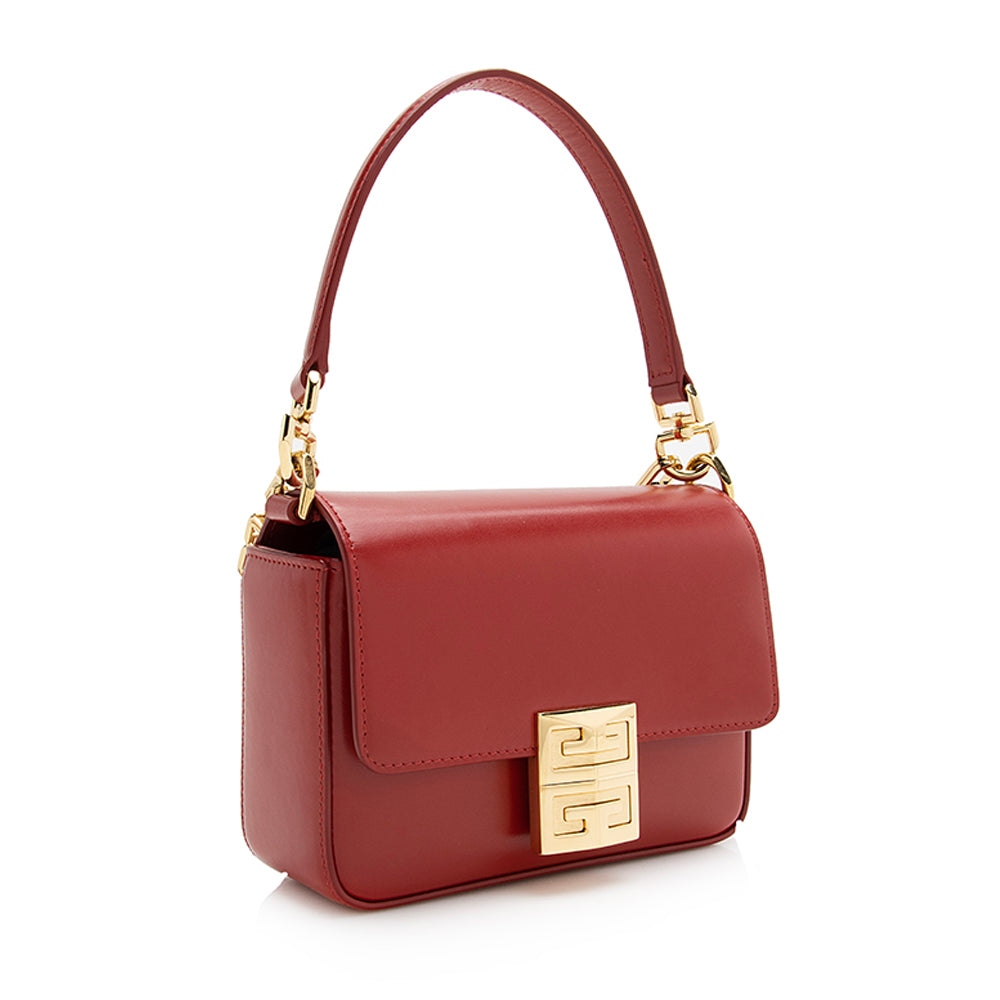 Givenchy Smooth Calfskin 4G Box Small Crossbody Bag (SHF-22445)