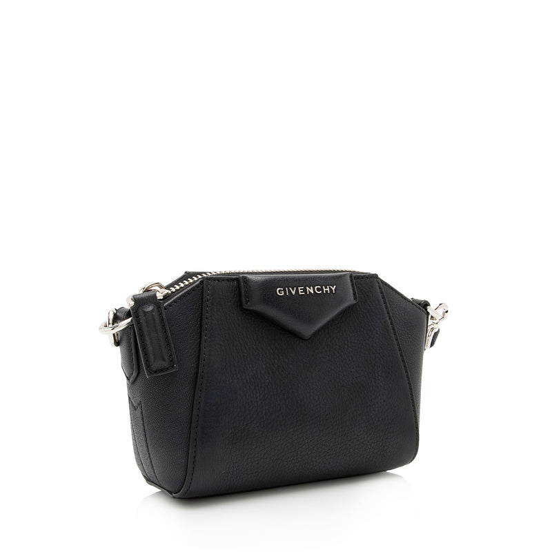 Givenchy Sugar Goatskin Antigona Nano Shoulder Bag (SHF-23678)