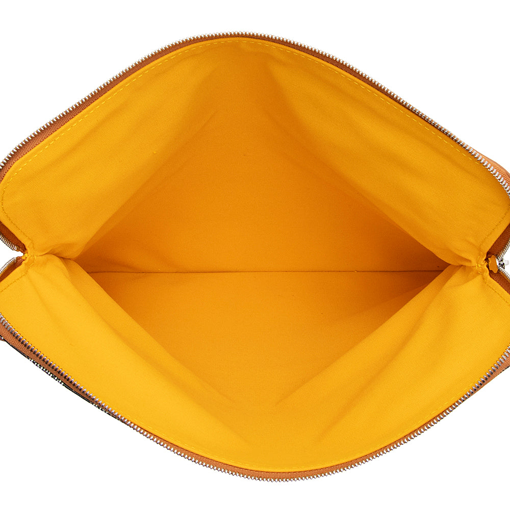 Goyard Goyardine Canvas Saint Marie Soft Clutch (SHF-22150)