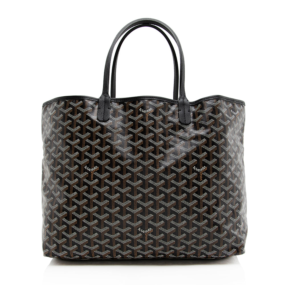 Goyard Goyardine Canvas St. Louis PM Tote (SHF-20351)
