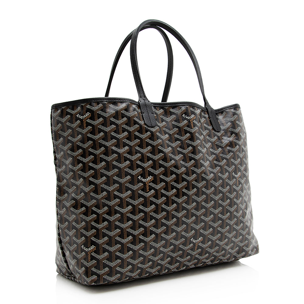 Goyard Goyardine Canvas St. Louis PM Tote (SHF-20351)