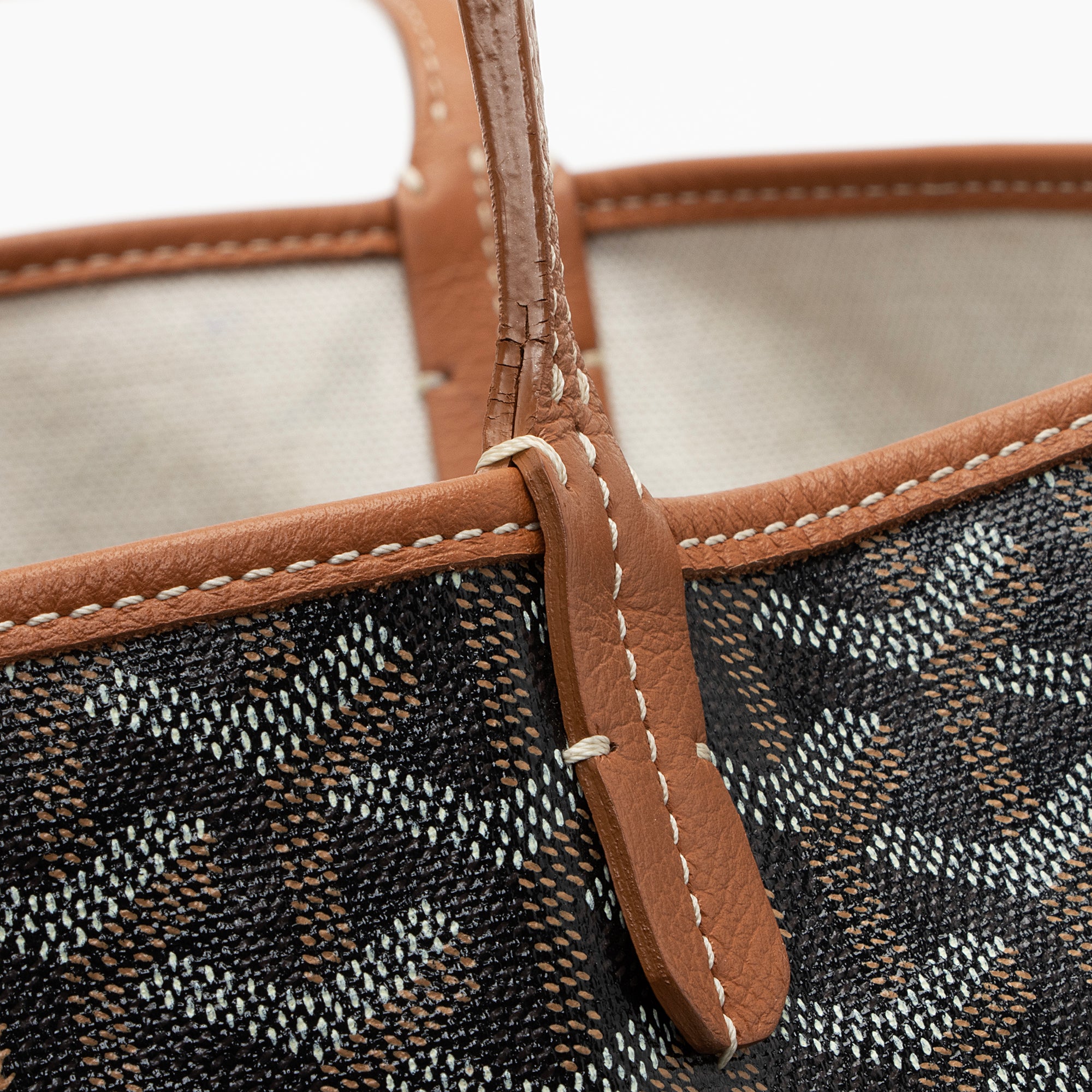 Goyard Goyardine Canvas St. Louis PM Tote (SHF-22342)