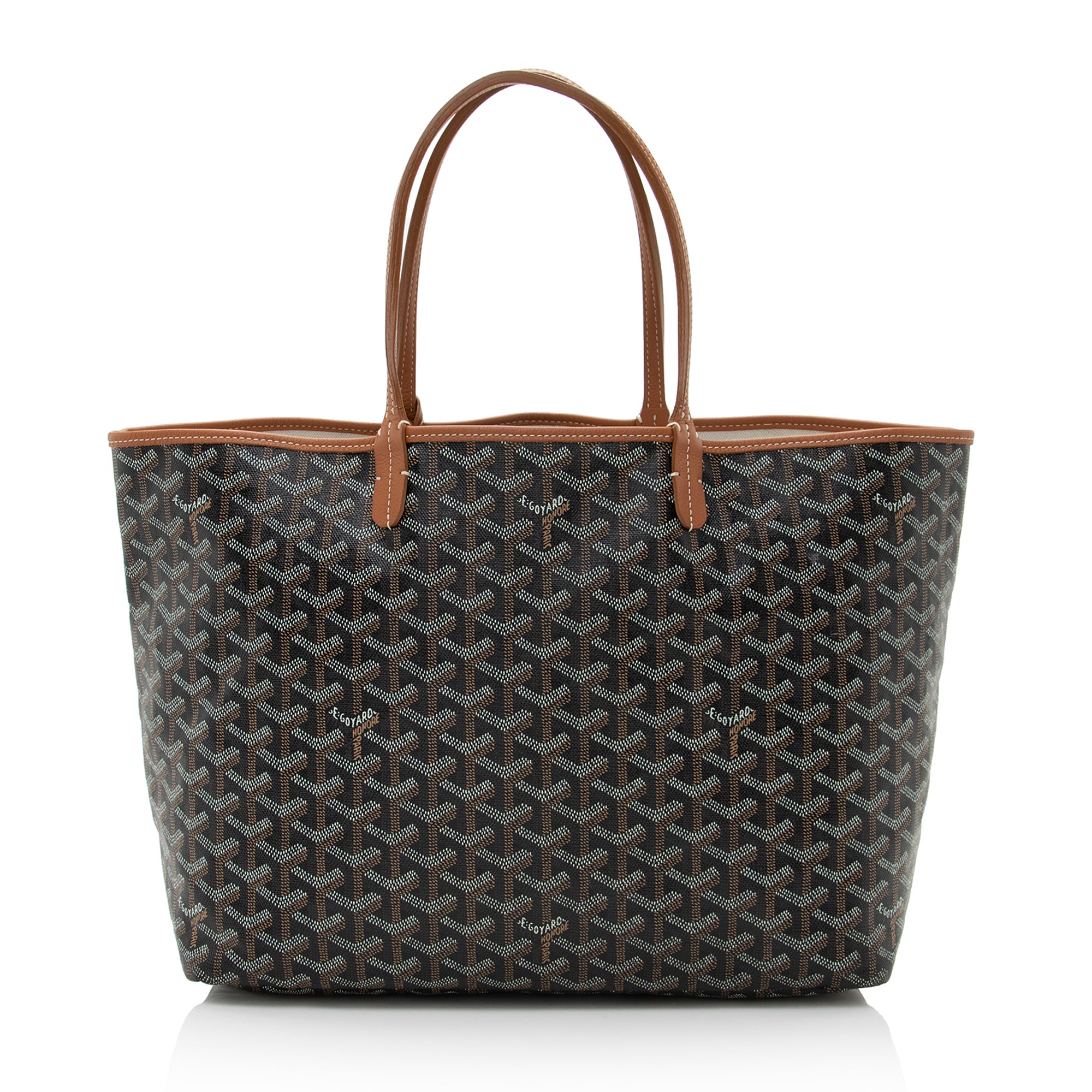 Goyard Goyardine Canvas St. Louis PM Tote (SHF-22342)