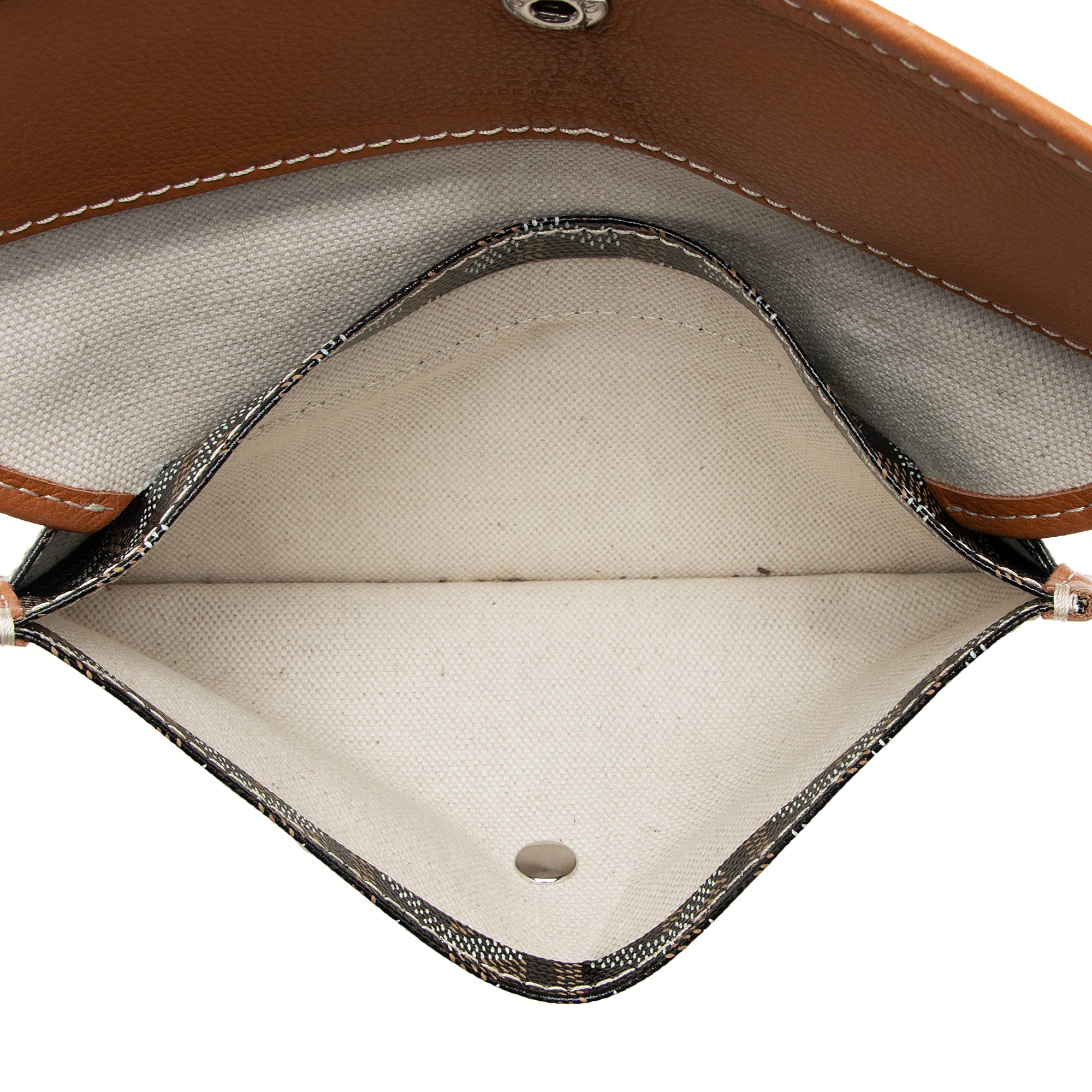 Goyard Goyardine Canvas St. Louis PM Tote (SHF-22342)