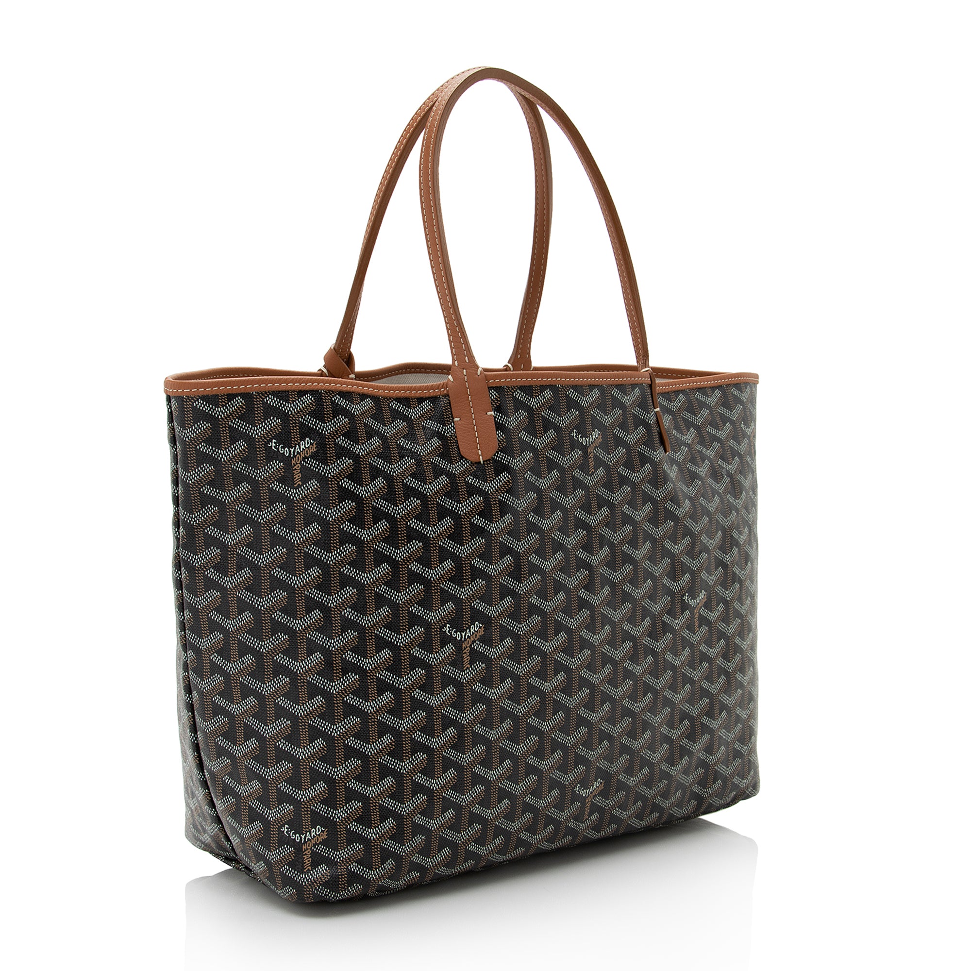 Goyard Goyardine Canvas St. Louis PM Tote (SHF-22342)