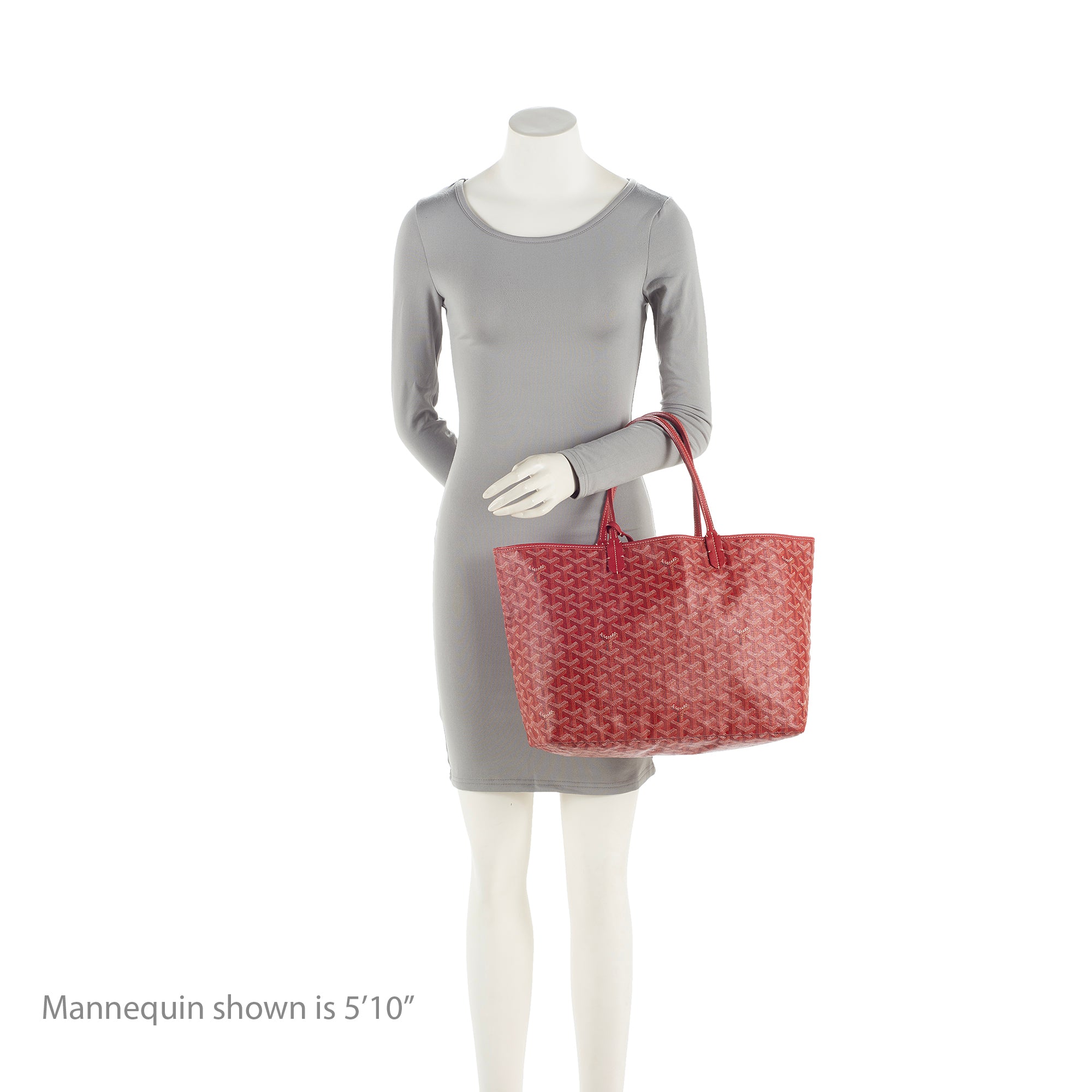 Goyard Goyardine Canvas St. Louis PM Tote (SHF-22869)