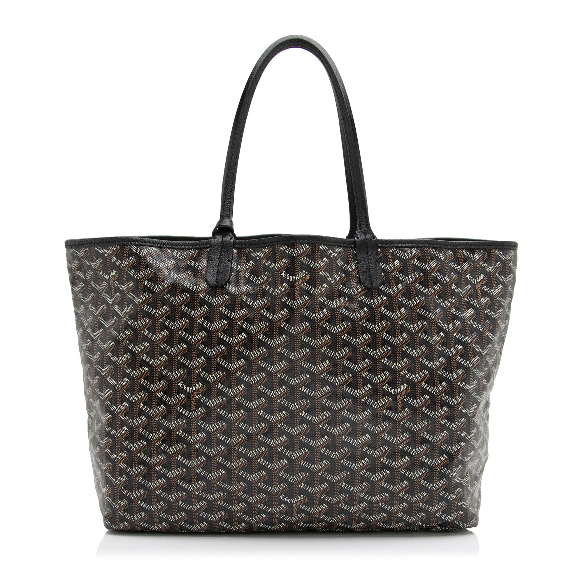 Goyard Goyardine Canvas St. Louis PM Tote (SHF-23853)