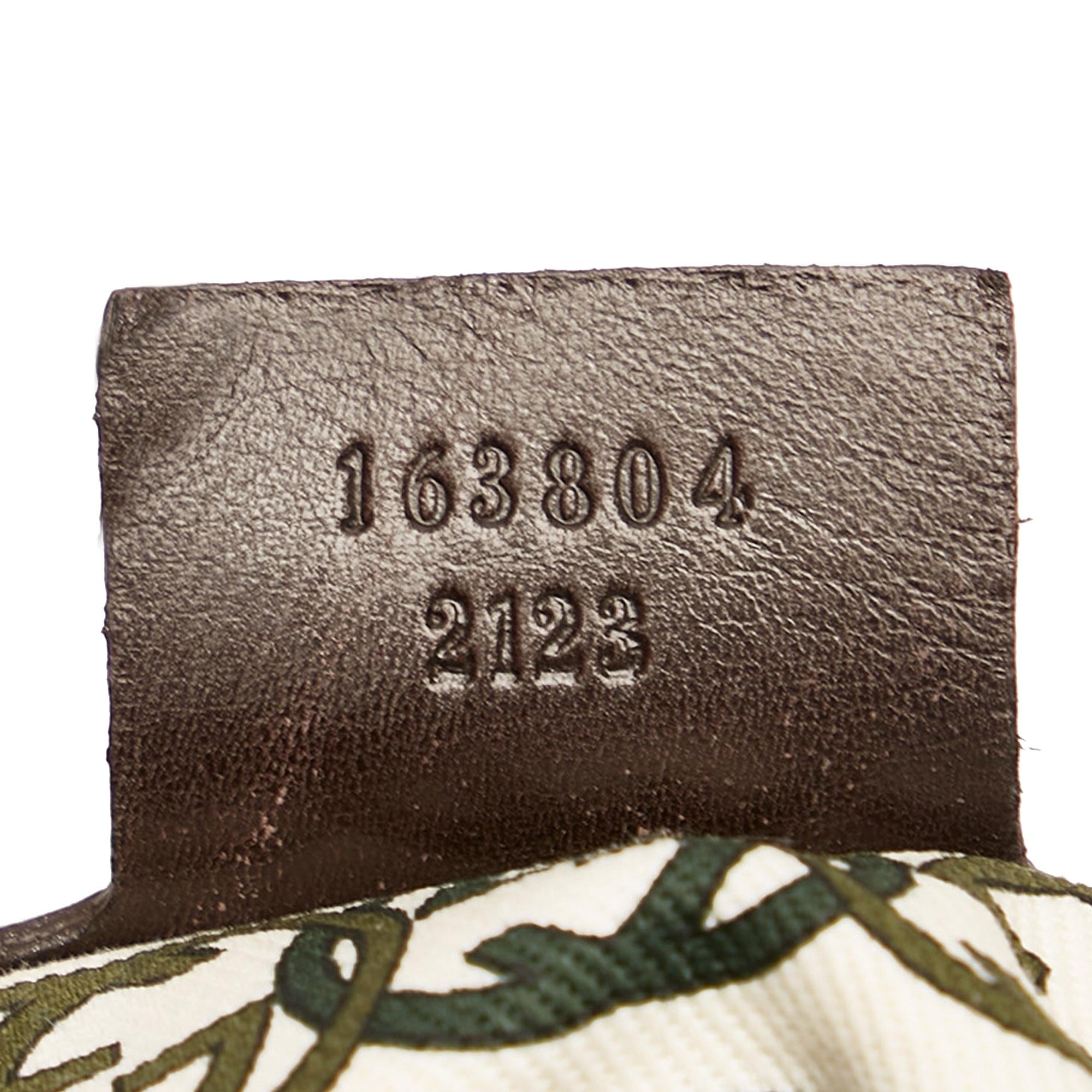 Gucci 85th Anniversary Velvet Horsebit Print Hobo Bag (SHG-35092)