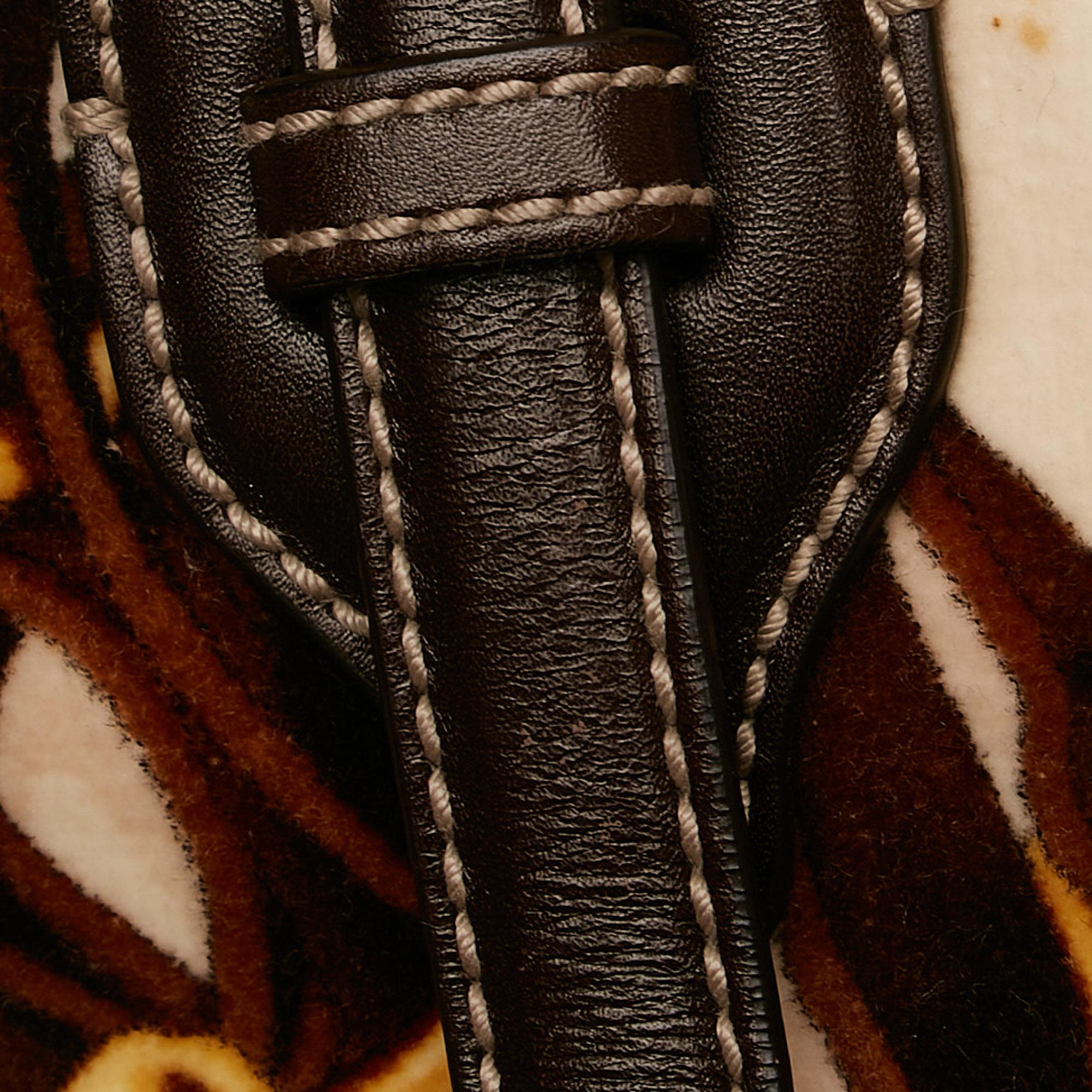 Gucci 85th Anniversary Velvet Horsebit Print Hobo Bag (SHG-35092)