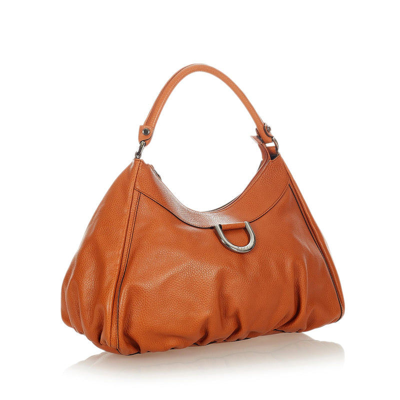Gucci Abbey D-Ring Leather Shoulder Bag (SHG-23561)