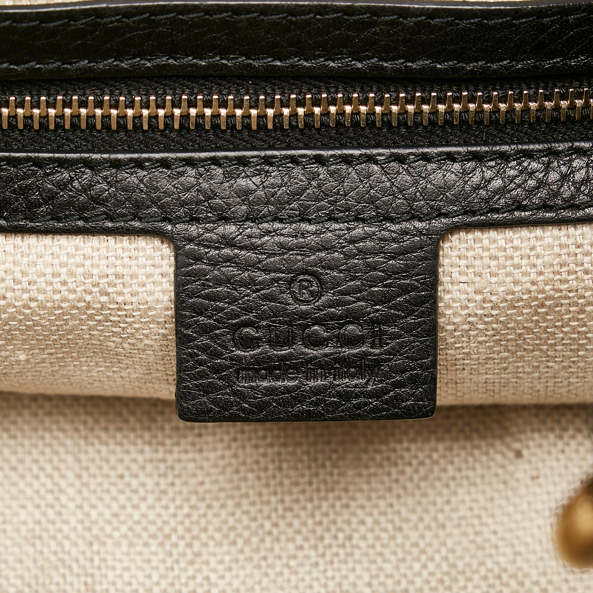 Gucci Abbey D-Ring Leather Shoulder Bag (SHG-32725)