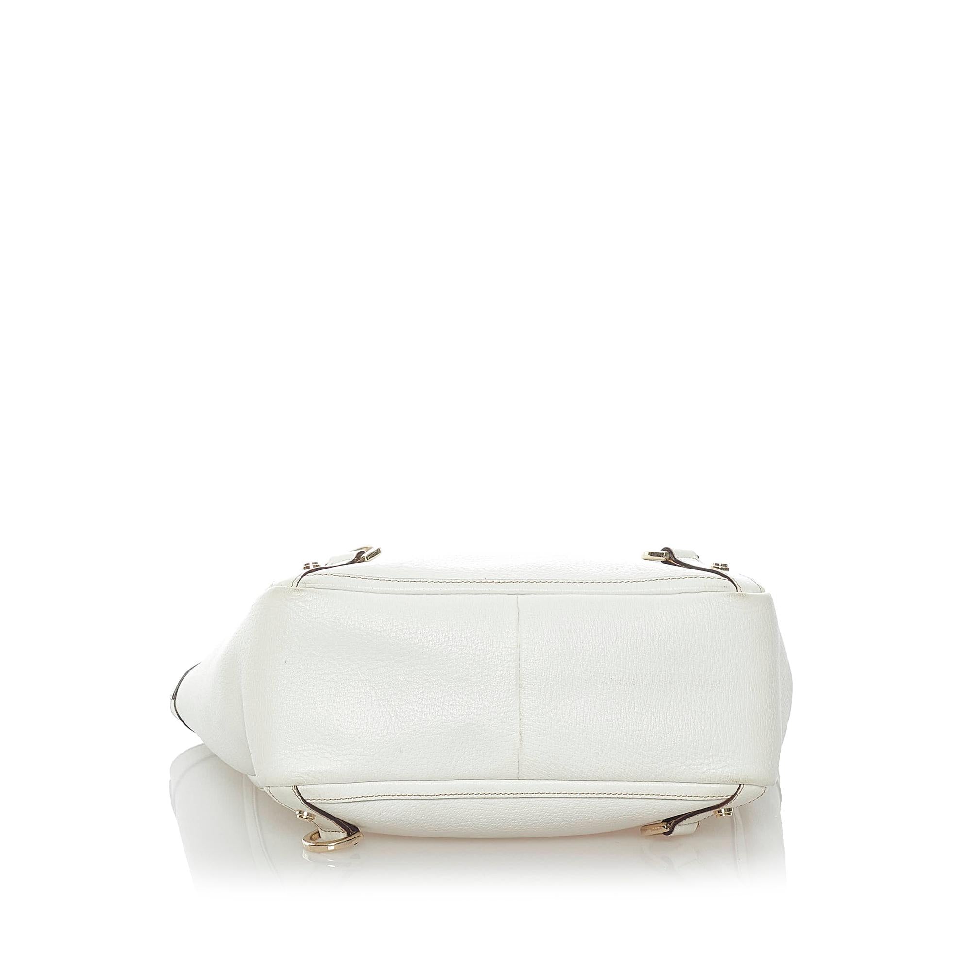 Gucci Abbey-D Ring Leather Tote (SHG-37761)