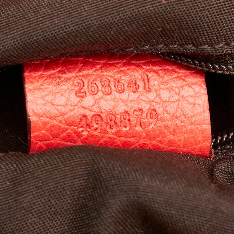 Gucci Abbey Leather Satchel (SHG-29656)
