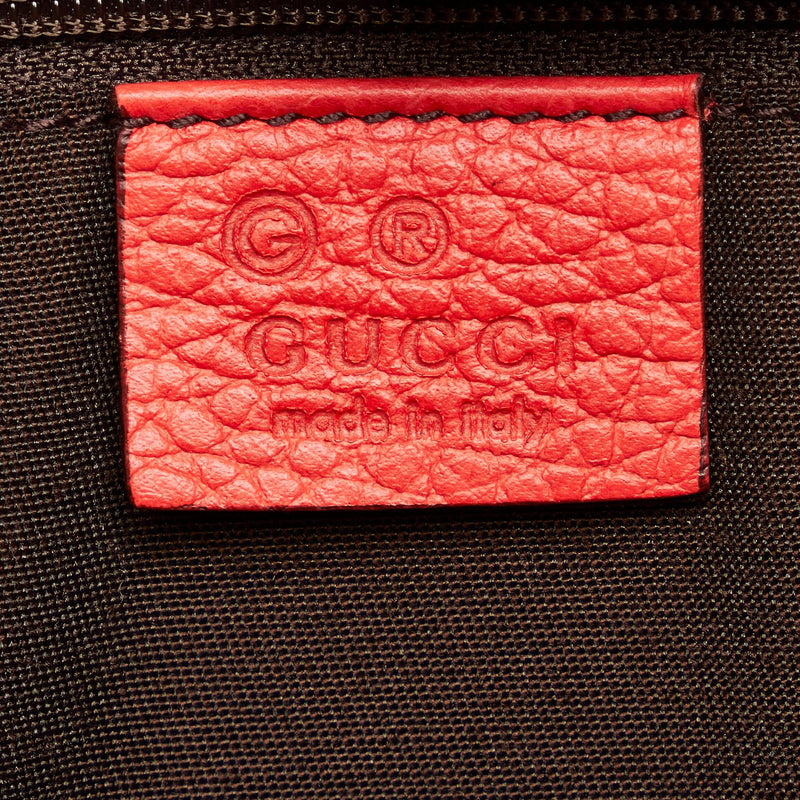 Gucci Abbey Leather Satchel (SHG-29656)