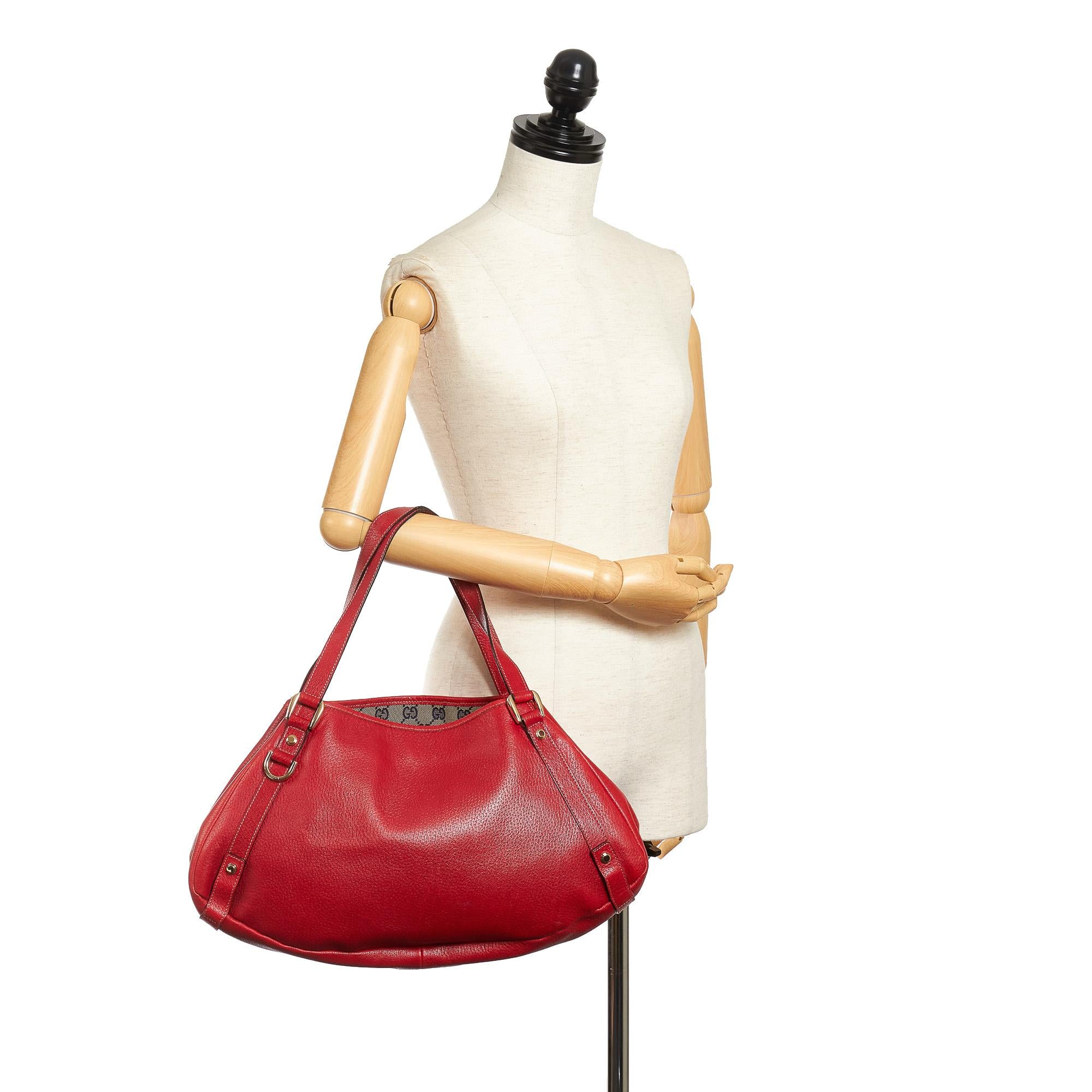 Gucci Abbey Leather Tote Bag (SHG-32821)